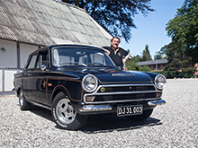 Læs om hvordan Paul Andersen lavede en Ford Cortina om til en Lotus