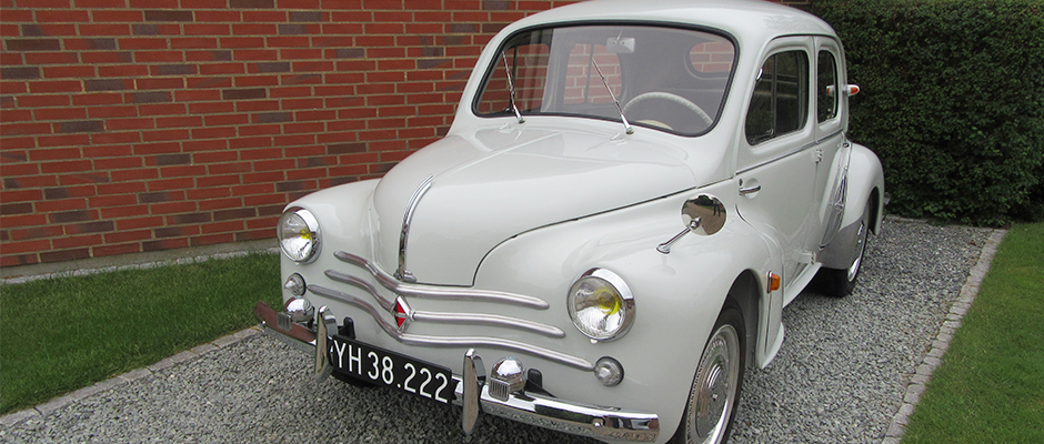 Peder Paugan ejer en Renault 4 CV Lux fra 1961